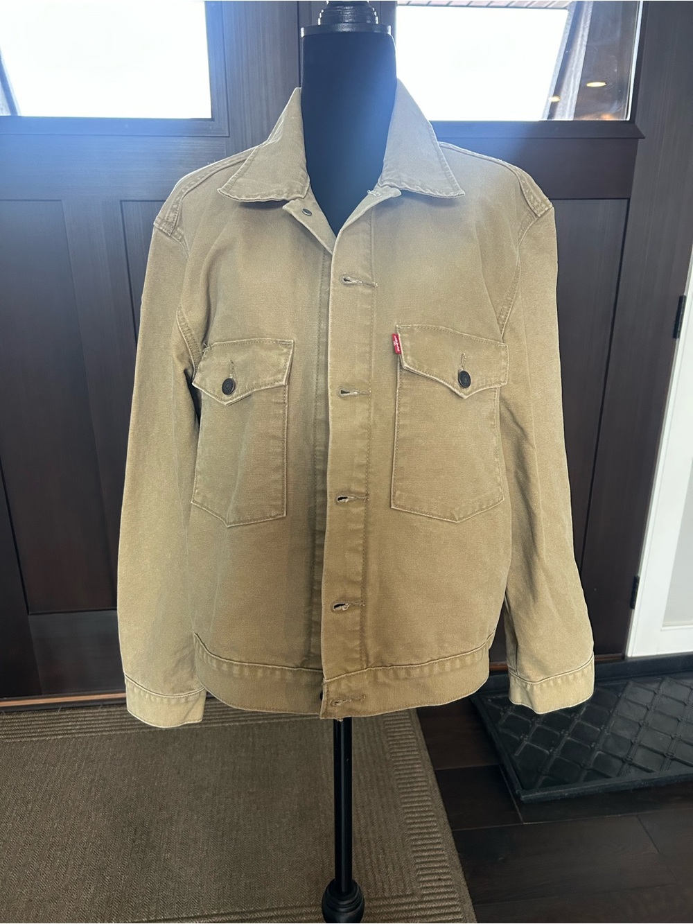 Levi's Tan Khaki Canvas Shirt Jacket
